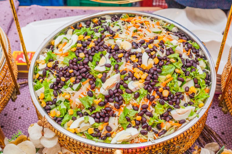 Dions Southwest Chicken Salad with black beans and corn